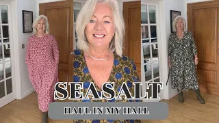 Seasalt Fashion Haul in my Hall, by popular demand.  I'm over 65, Size 18 and 5'6" tall