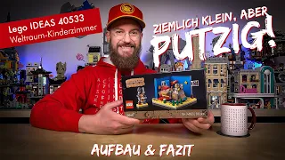 Unspektakulär, aber zuckersüß! 😍🥰 Lego Ideas 40533 Abenteuer im Weltraum-Kinderzimmer