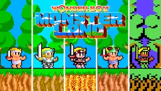Wonder Boy in Monster Land - Versions Comparison (HD 60 FPS)