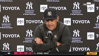 Aaron Boone on the Yankees' 4-0 win