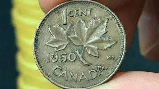 1950 Canada 1 Cent Coin • Values, Information, Mintage, History, and More
