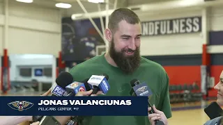 Jonas Valanciunas | Pelicans End of Season Media Availability 4/30/2024