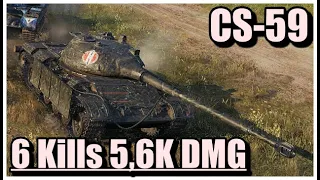 World of Tanks CS-59 - 6 Kills 5,6K Damage Siegfried Line