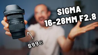 Sigma 16-28mm f2.8 🤯 El ZOOM gran angular que DEBES tener para Cámaras Sony Alpha Full Frame