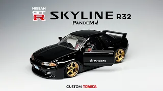 Nissan Skyline GT-R R32 Pandem Widebody Custom Tomica