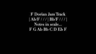 F Dorian Jam Track