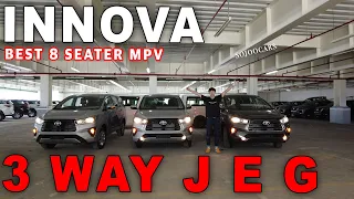 Which is your MINE 2021 Toyota Innova, 3 way Comparison- [SoJooCars]