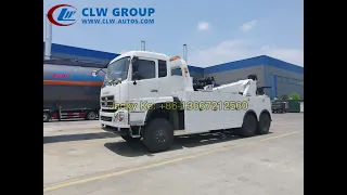 Off Road 6x6 Dongfeng Road Wrecker Truck