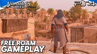 Assassin's Creed Mirage PS4 Free Roam Gameplay