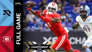 2023 XFL Championship - Full Game