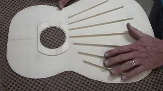 Classic Guitar Construction Part 5: Bracing the Soundboard