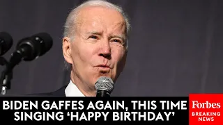 New Cringe Gaffe: Biden Seems To Forget MLK III's Wife's Name Singing 'Happy Birthday'