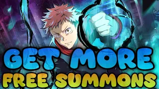 HOW TO GET MORE F2P SUMMONS! | Jujutsu Kaisen Phantom Parade