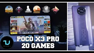 Poco X3 Pro gaming test TOP 20 Games for Snapdragon 860! 60/90/120 FPS meter/After new Updates!