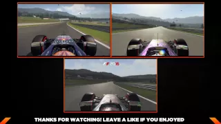 F1 2016 vs F1 2015 vs F1 2014: Austria Gameplay Comparison