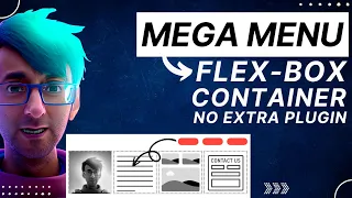 Mega Menu with Flex Box Container - No Plugin - Just CSS Code - Elementor Wordpress Tutorial