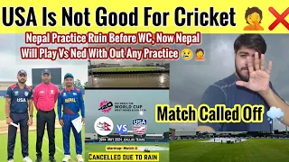 Called OFF: Nepal vs USA, No Practice For Nepal Before T20 Worldcup 🤦‍♂️