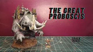 Turnip28 making The Great Proboscis out of sprue goo (Gajah the great and powerful )