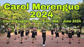 MTDANCE | Carol Merengue 2024 | LINE DANCE | High Beginner | Heru Tian