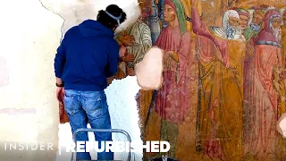 How A 583-Year-Old Italian Mural Is Professionally Restored | Refurbished