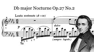 chopin's lovely Db nocturne analysis