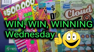 All the Tens make a Winning Wednesday.  Pa Lottery Scratch Tickets