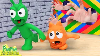 Pea Pea Pretend Play Escape From Giant Maze | Kid Learning - Pea Pea Cartoon