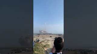 Starship launch seen from the beach!