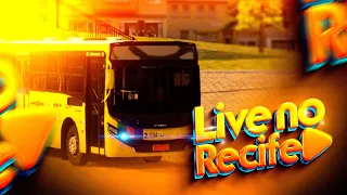 🔴LIVE NO RECIFE - PROTON BUS SIMULATOR - Mapa RMR/Grande Recife - LOGITECH DRIVING FORCE GT🔴