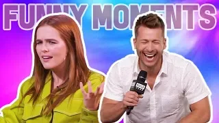 Glen Powell & Zoey Deutch FUNNY MOMENTS