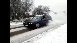 BMW E34 Upalanie Kapora!