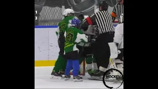 Kids Hockey Fight 👊🏽💥💪🏼 U11 (2013) #shorts