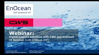 Digital hygiene solutions with CWS and EnOcean