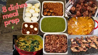 Prep & Cook 8+ African Meals in 24 hours - Essential time saving cooking Hacks for meal prepping