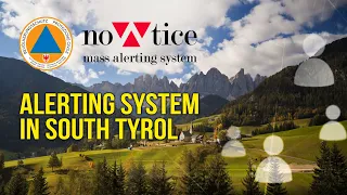 Early warning and mass communication in the Autonomous Province of Bolzano with nowtice
