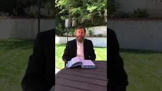 Rabbi Rosenberg’s Erev Shabbos message - Parshas Be’ha’aloscha