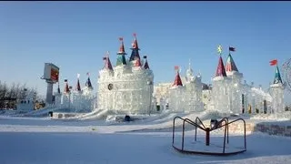 Ледяной городок в г.Губкинский