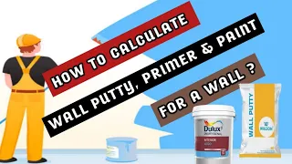 How to calculate wall putty, primer and paint for a room?/Engineers Experience Growth