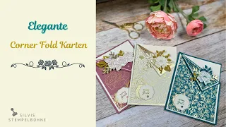 Besondere Kartentechnik / Corner Fold  Grusskarte / Ewig Verbunden / Ewige Liebe / Stampin' Up!