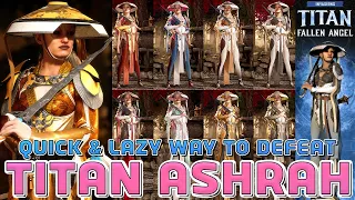 How To BEAT Titan Ashrah FAST 🚫💦 | Mortal Kombat 1 Invasions Titan Battle