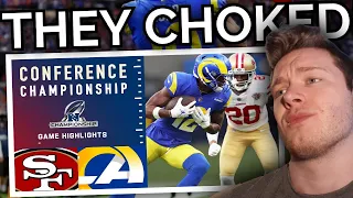 SERIOUSLY!? (Swedish Dude Reacts to 49ers vs. Rams NFC Championship Highlights | NFL 2021)