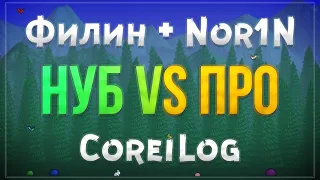 Terraria Нуб против Про (2 vs 2) - Филин + Nor1N VS CoreiLog