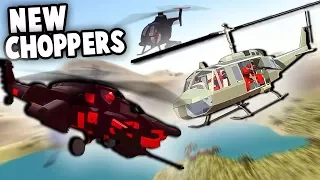 FUTURISTIC Chopper is INVINCIBLE! NEW Huey & Havoc Helicopters!  (Ravenfield New Vehicle Gameplay)