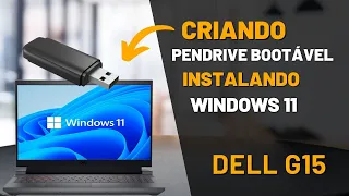 Novo Dell G15, Como INSTALAR O Windows 11 - Retirar Linux.