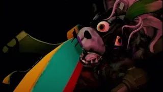 Fnaf:security breach Roxy's death scene