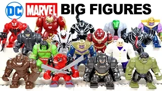 Venom Hulkbuster Thanos Armored Batman Avengers Marvel & DC Unofficial LEGO Big Figures Set 1