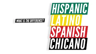 Hispanic, Latino, Spanish, or Chicano?