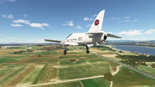 T-45 Dodgy Landing at LJCE Cerklje Military, Slovenia | Microsoft Flight Simulator 2020