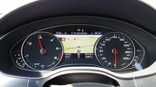 Audi A7 3.0tdi biturbo 320PS Beschleunigung 0-100 km/h mit Launch Control Acceleration. Brutal