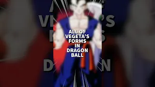 All of Vegeta’s Forms in Dragon Ball! #dragonball #dragonballz  #dragonballsuper